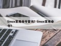 linux常用命令查询？linux常用命令？